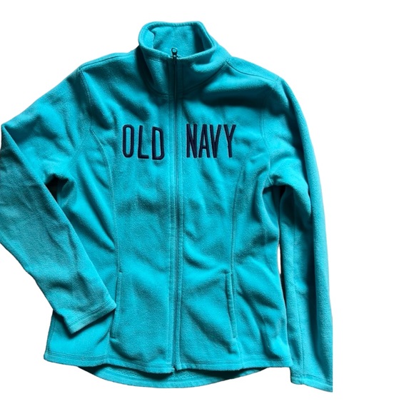 Old Navy : fleece mock neck zip up jacket - Picture 3 of 10